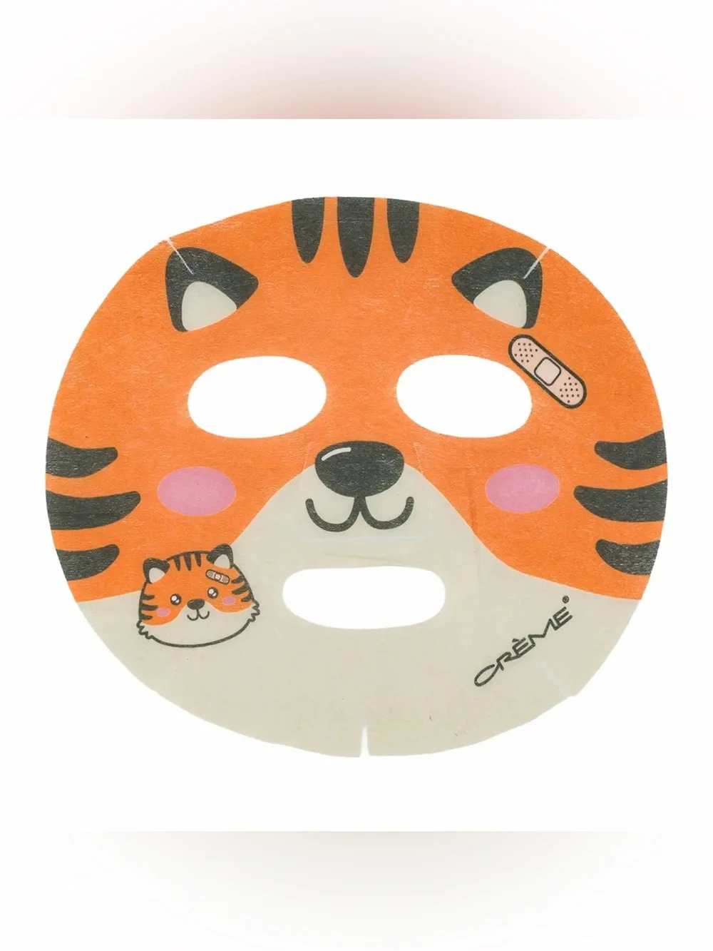 The Crème Shop Cica-Mend Animal Face Mask - Green & Orange Pack of 3 masks - Picture 4 of 5